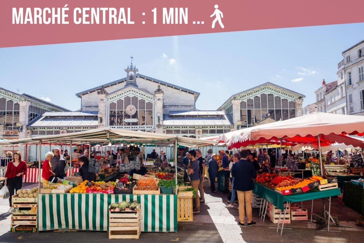 Ღ Marche Central • Au Coeur De Ville & Spacieux La Rochelle  Luaran gambar